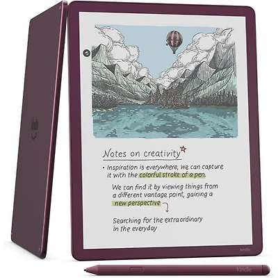 Liseuse numérique Go 11 po Kindle Scribe Colorsoft d'Amazon avec écran tactile et stylet haut de gamme (PA2MA5