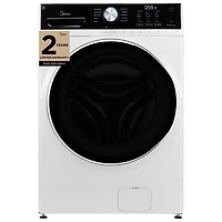 Laveuse à vapeur à chargement frontal haute efficacité 5,2 pi³ de Midea (MLH52N4AWW) - Blanc