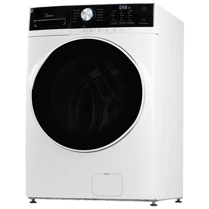 Laveuse à vapeur à chargement frontal haute efficacité 5,2 pi³ de Midea (MLH52N4AWW) - Blanc