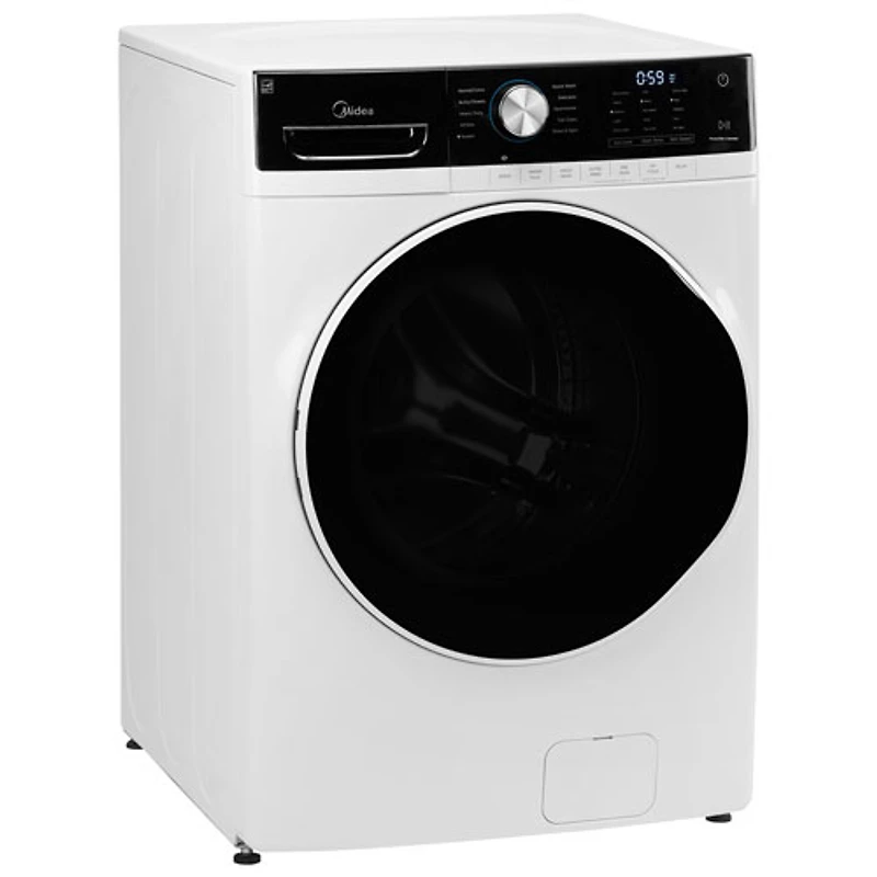 Laveuse à vapeur à chargement frontal haute efficacité 5,2 pi³ de Midea (MLH52N4AWW) - Blanc