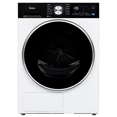 Laveuse à vapeur à chargement frontal haute efficacité 3,1 pi³ de Midea (MLHW31S2BBW) - Blanc