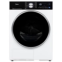 Laveuse à vapeur à chargement frontal haute efficacité 3,1 pi³ de Midea (MLHW31S2BBW) - Blanc