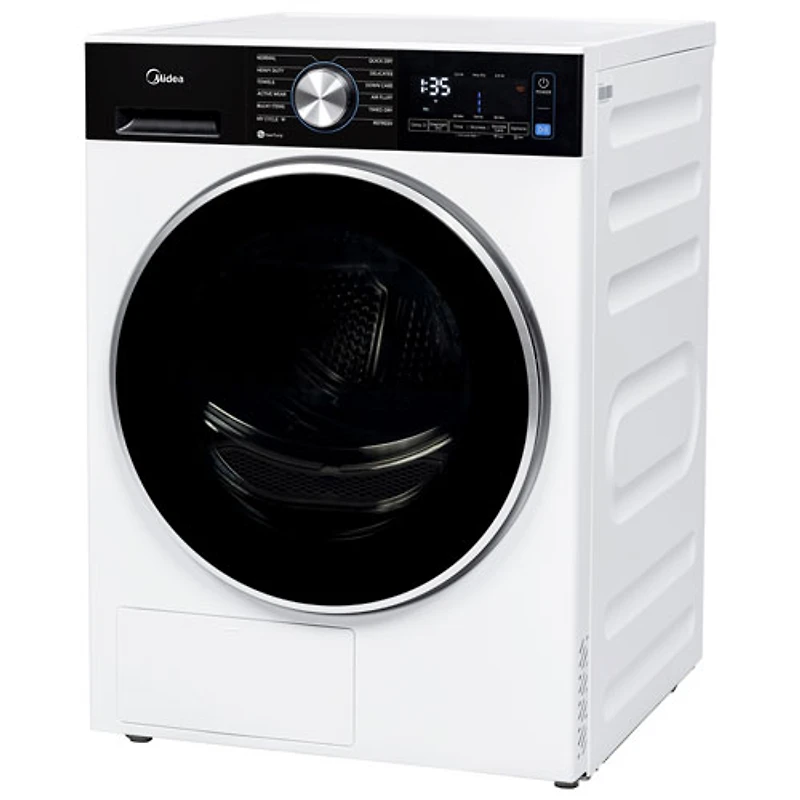 Laveuse à vapeur à chargement frontal haute efficacité 3,1 pi³ de Midea (MLHW31S2BBW) - Blanc