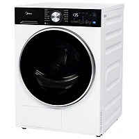 Laveuse à vapeur à chargement frontal haute efficacité 3,1 pi³ de Midea (MLHW31S2BBW) - Blanc