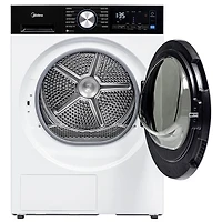 Laveuse à vapeur à chargement frontal haute efficacité 3,1 pi³ de Midea (MLHW31S2BBW) - Blanc