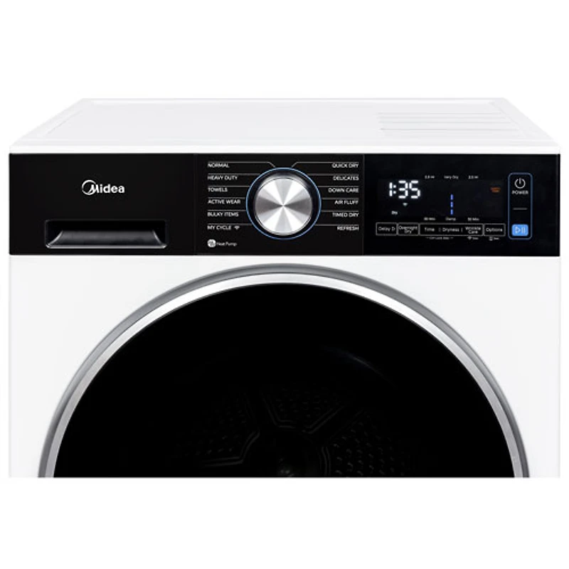 Laveuse à vapeur à chargement frontal haute efficacité 3,1 pi³ de Midea (MLHW31S2BBW) - Blanc