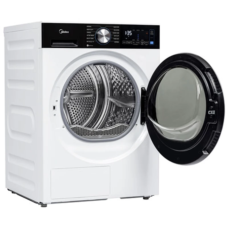 Laveuse à vapeur à chargement frontal haute efficacité 3,1 pi³ de Midea (MLHW31S2BBW) - Blanc