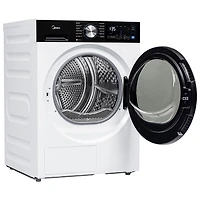 Laveuse à vapeur à chargement frontal haute efficacité 3,1 pi³ de Midea (MLHW31S2BBW) - Blanc