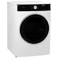 Sécheuse électrique à chargement frontal de 8 pi³ de Midea (MLE52N4AWW) - Blanc