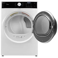 Sécheuse électrique à chargement frontal de 8 pi³ de Midea (MLE52N4AWW) - Blanc