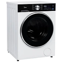 Sécheuse électrique compacte à chargement frontal avec pompe à chaleur de 4,4 pi³ de Midea (MLHE31S2BBW) - Blanc