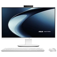 Ordinateur tout-en-un de 27 po V600 AiO d'ASUS - Blanc (Ryzen AI 5 330 d'AMD/RAM 16 Go/SSD 512 Go/Windows 11)