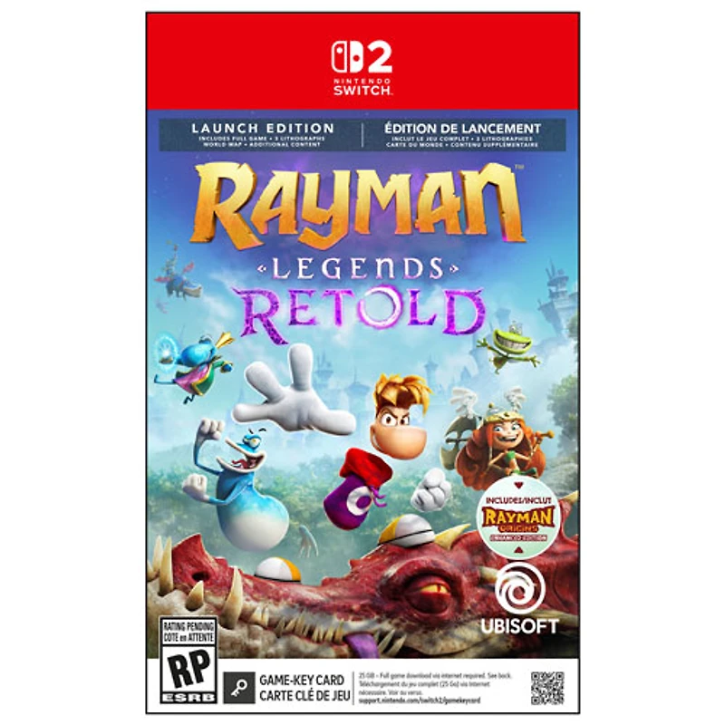Rayman Legends Retold: Launch Edition (Switch 2)
