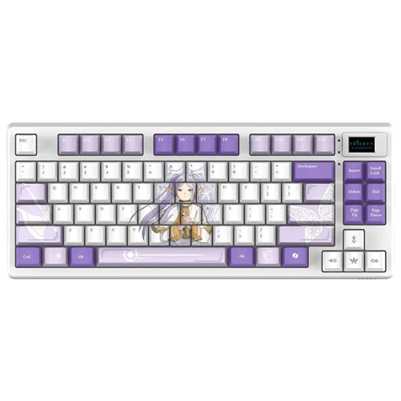 MSI PixArt Bluetooth Optical Forge TKL Keyboard & Versa 26,000 DPI Mouse Bundle with Mousepad - Frieren Edition
