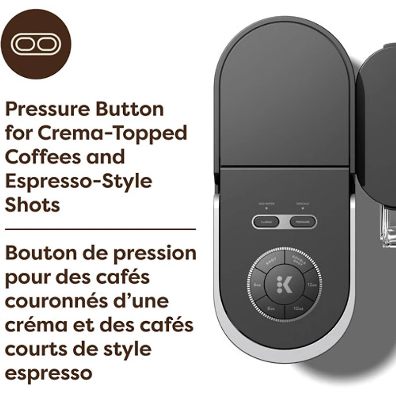 Keurig K-Crema Pod Espresso Machine - Black
