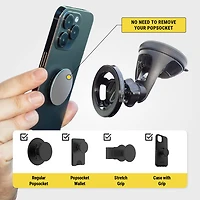 Scosche MagicMount Magnetic Window Mount (SMS2WD2-SP)