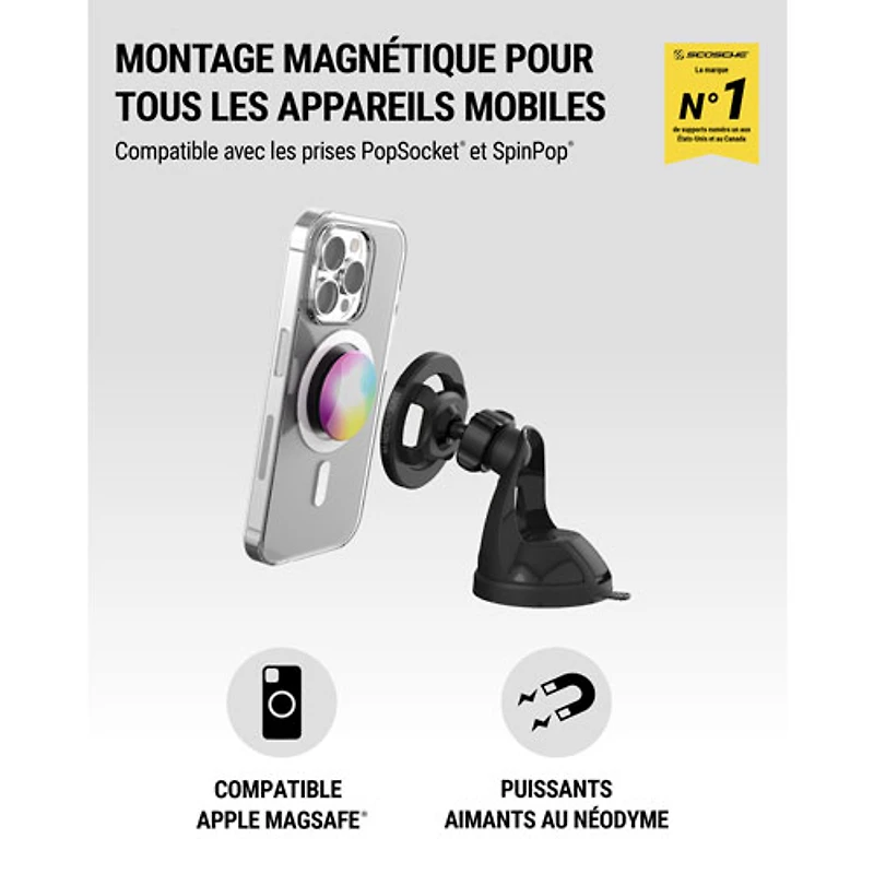 Scosche MagicMount Magnetic Window Mount (SMS2WD2-SP)