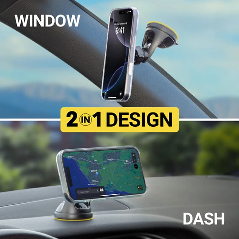 Scosche MagicMount Magnetic Window Mount (SMS2WD2-SP)