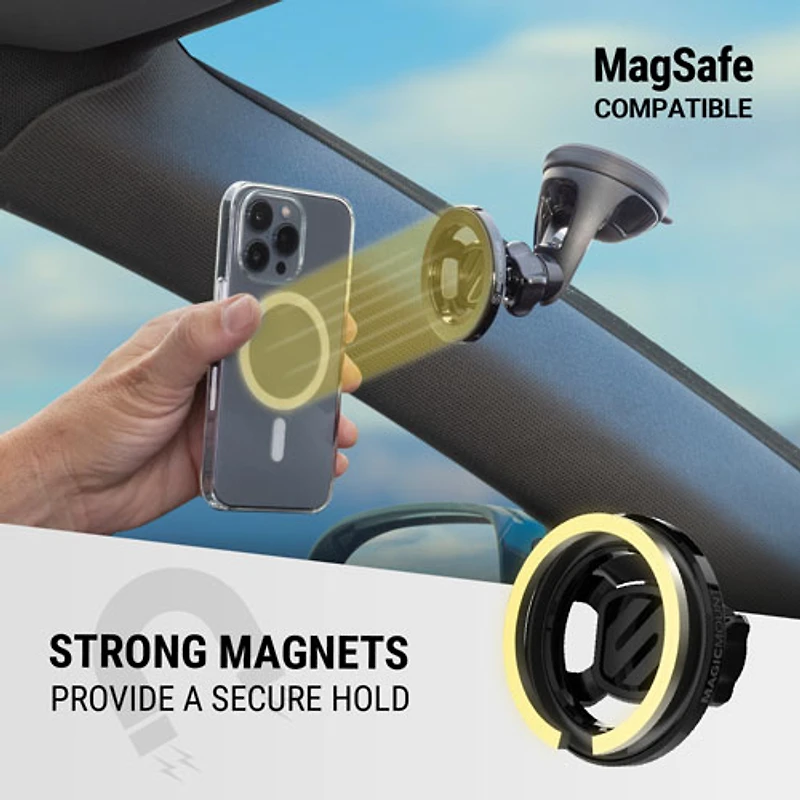 Scosche MagicMount Magnetic Window Mount (SMS2WD2-SP)