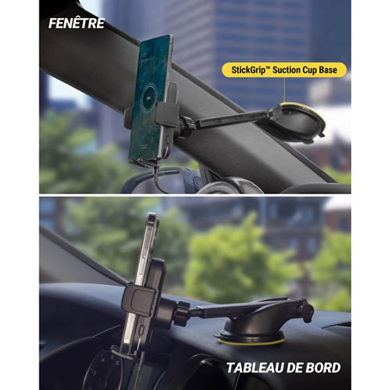 Scosche MagicGrip 10W Wireless Charging Phone Mount (SUHQWDM-SP)