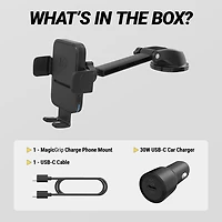 Scosche MagicGrip 10W Wireless Charging Phone Mount (SUHQWDM-SP)
