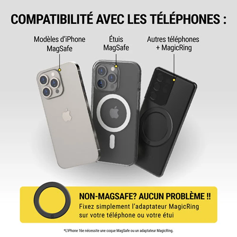 Scosche MagicGrip 10W Wireless Charging Phone Mount (SUHQWDM-SP)