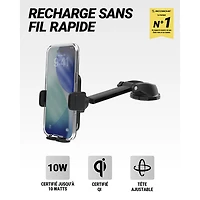 Scosche MagicGrip 10W Wireless Charging Phone Mount (SUHQWDM-SP)