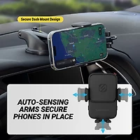 Scosche MagicGrip 10W Wireless Charging Phone Mount (SUHQWDM-SP)