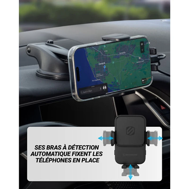 Scosche MagicGrip 10W Wireless Charging Phone Mount (SUHQWDM-SP)