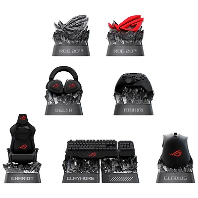 Ensemble ROG Keycap Edition 20 Mystery Box d'ASUS - 1 assorti