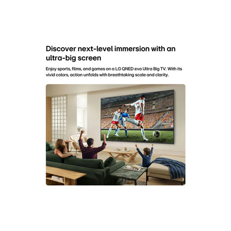 LG 85" QNED8M QNED evo AI 4K UHD HDR Mini-LED webOS Smart TV (85QNED8MBUA.ACC) - 2026