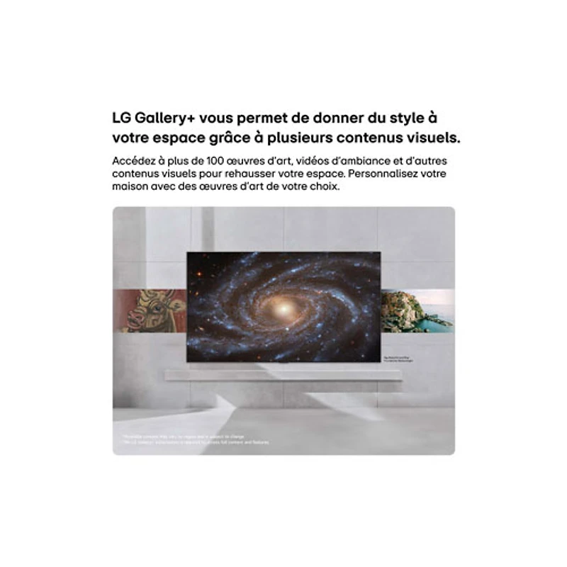 LG Gallery TV 55" LX7 4K UHD HDR QNED webOS Smart TV with Frame (55LX7BPUA.ACCQ) - 2026