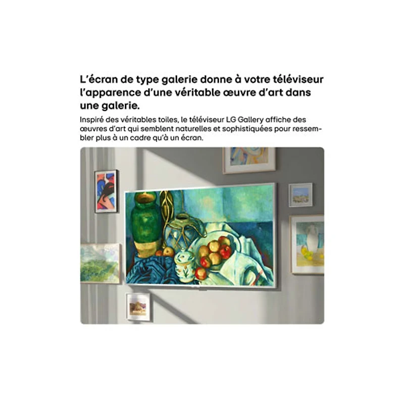 LG Gallery TV 55" LX7 4K UHD HDR QNED webOS Smart TV with Frame (55LX7BPUA.ACCQ) - 2026
