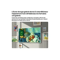 LG Gallery TV 55" LX7 4K UHD HDR QNED webOS Smart TV with Frame (55LX7BPUA.ACCQ) - 2026