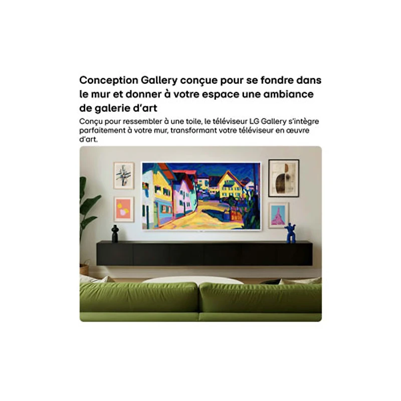 LG Gallery TV 55" LX7 4K UHD HDR QNED webOS Smart TV with Frame (55LX7BPUA.ACCQ) - 2026