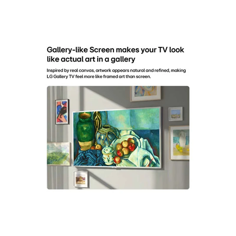 LG 65" Gallery TV 4K UHD HDR QNED webOS Smart TV (65LX7BPUA.ACCQ) - 2026
