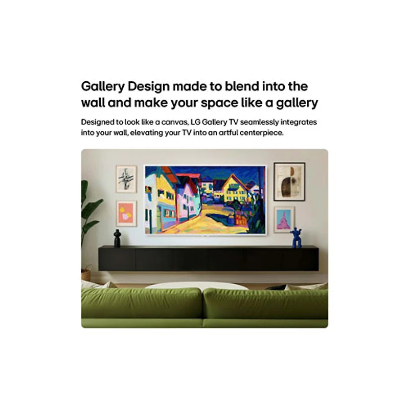 LG 65" Gallery TV 4K UHD HDR QNED webOS Smart TV (65LX7BPUA.ACCQ) - 2026