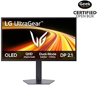 Boîte ouverte - Moniteur de jeu DELO QHD 540 Hz 0,02 ms GàG G-Sync FreeSync UltraGear de 27 po de LG (27GX790B-B) - Noir
