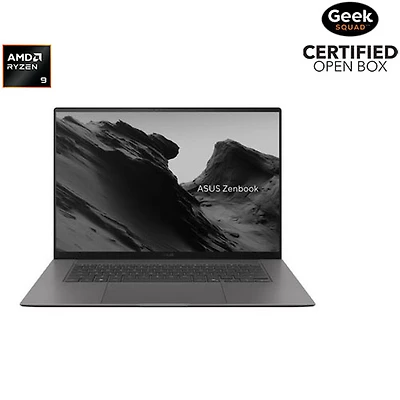 Boîte ouverte - Portable à écran tactile DELO 16 po Zenbook S16 d'ASUS - Gris Zumaia (Ryzen AI 9 465 d'AMD/RAM 32 Go/SSD 1 To/Windows 11 Famille)