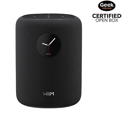 Boîte ouverte - Haut-parleur intelligent sans fil Bluetooth WiiM Sound - Noir