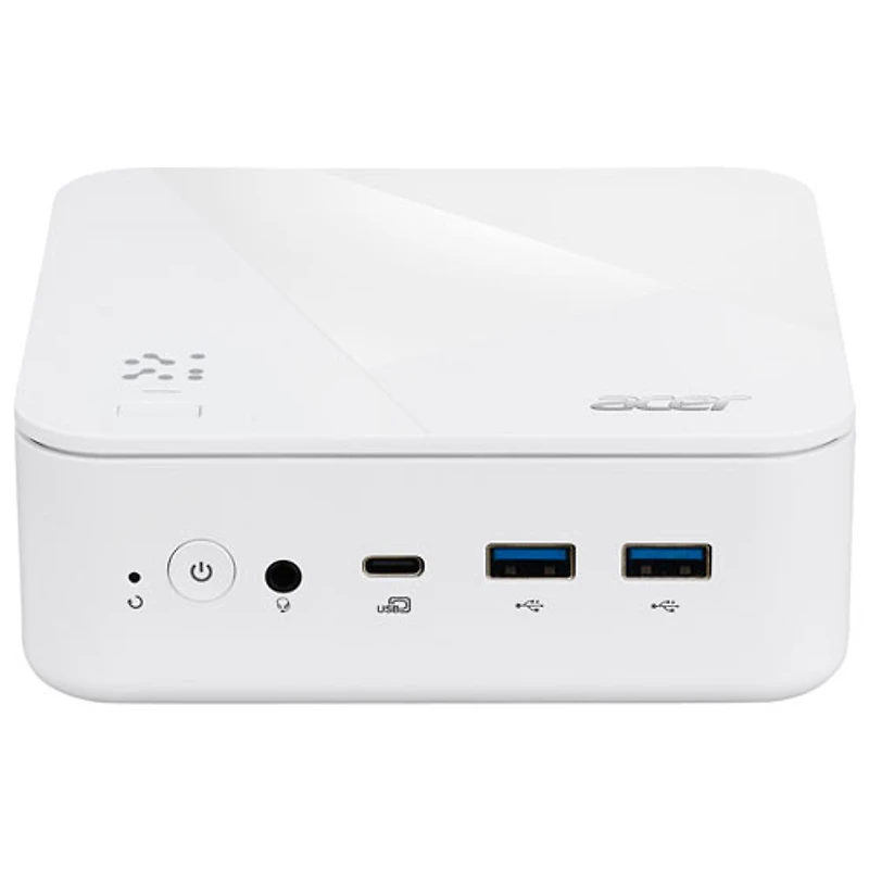 Ordinateur de bureau Acer Revo Box - Blanc (Ryzen AI 9 465 d'AMD/mémoire vive de 16 Go/SSD 512 Go/Windows 11) - Anglais - Exclusivité BestBuy