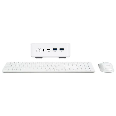Ordinateur de bureau Acer Revo Box - Blanc (Ryzen AI 7 445 d'AMD/mémoire vive 16 Go/SSD 512 Go/Windows 11) - Anglais - Exclusivité BestBuy