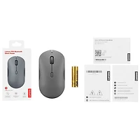 Souris optique Bluetooth Silent Mouse 350 de Lenovo - Gris lunaire