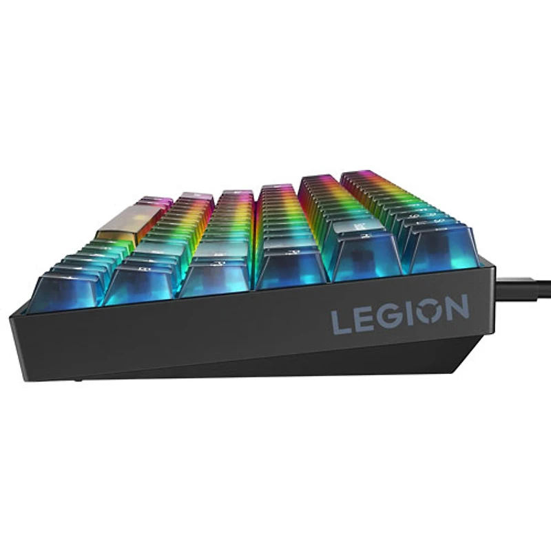 Lenovo Legion K510 Mini Pro Backlit Mechanical Tactile Gaming Keyboard - Black/Translucent - English