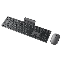 Ensemble avec clavier et souris à capteur optique DEL IR Bluetooth 700 Modern de Lenovo - Gris - Anglais