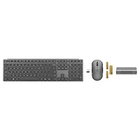 Ensemble avec clavier et souris à capteur optique DEL IR Bluetooth 700 Modern de Lenovo - Gris - Anglais