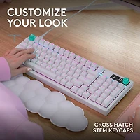 Clavier de jeu mécanique rétroéclairé pleine grandeur à touches tactiles G316 X de Logitech - Blanc - Anglais