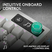 Clavier de jeu mécanique rétroéclairé pleine grandeur à touches tactiles G316 X de Logitech - Blanc - Anglais
