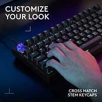 Clavier de jeu mécanique rétroéclairé pleine grandeur à touches tactiles G316 X de Logitech - Noir - Anglais