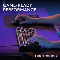Clavier de jeu mécanique rétroéclairé pleine grandeur à touches linéaires G316 X de Logitech - Noir - Anglais